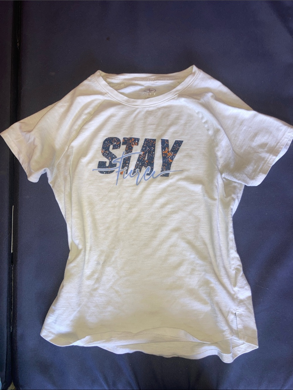 Stay Fierce Graphic Tee - White
